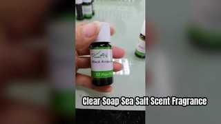 زيت عطري بملح البحر للصابون والشامبو الشفاف والمستقر