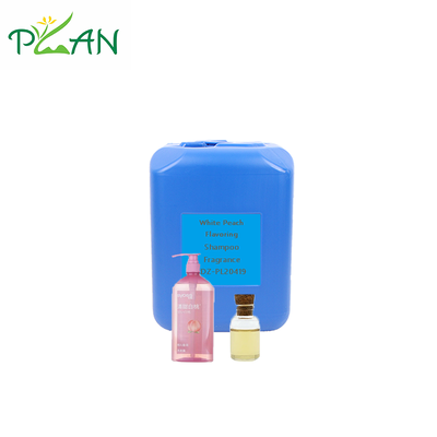 عطر غسول الجسم بنكهة ورائحة الخوخ الأبيض، زيت عطري لصناعة/إنتاج جل الاستحمام والشامبو والصابون المعطر بثبات عالٍ مع المواد الخافضة للتوتر السطحي